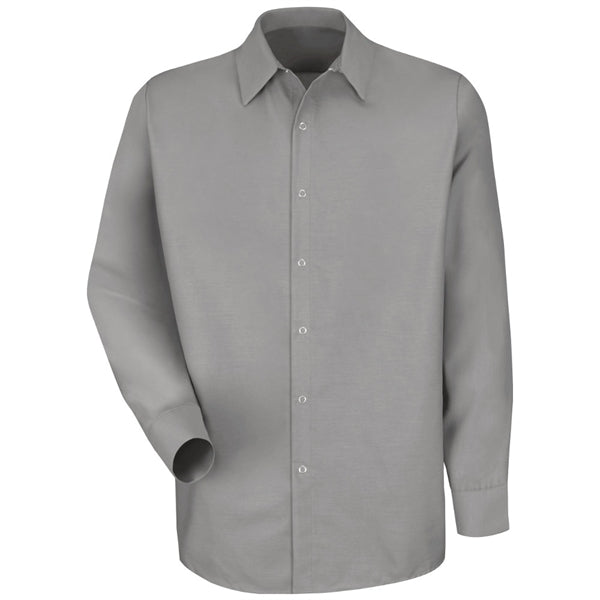 Red Kap® Men's Specialized Pocketless Long Sleeve Work Shirt