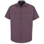 Red Kap Durastripe Short Sleeve Work Shirt