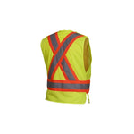 Pyramex Non FR Self Extinguishing Hi Vis Lime Safety Vest