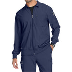 Cherokee Men's Infinity Zip Front Warm-Up Scrub Jacket