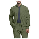 Cherokee Men's Infinity Zip Front Warm-Up Scrub Jacket