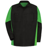 Red Kap® Men's Long Sleeve Two-Tone Crew Shirt