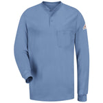 Bulwark® Men's Flame Resistant LS Tagless Henley Shirt