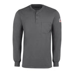 Bulwark® Men's Flame Resistant LS Tagless Henley Shirt