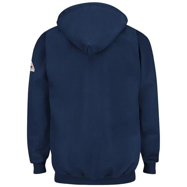 Bulwark® Men's FR Pullover Hooded Fleece 1/4 Zip Sweatshirt