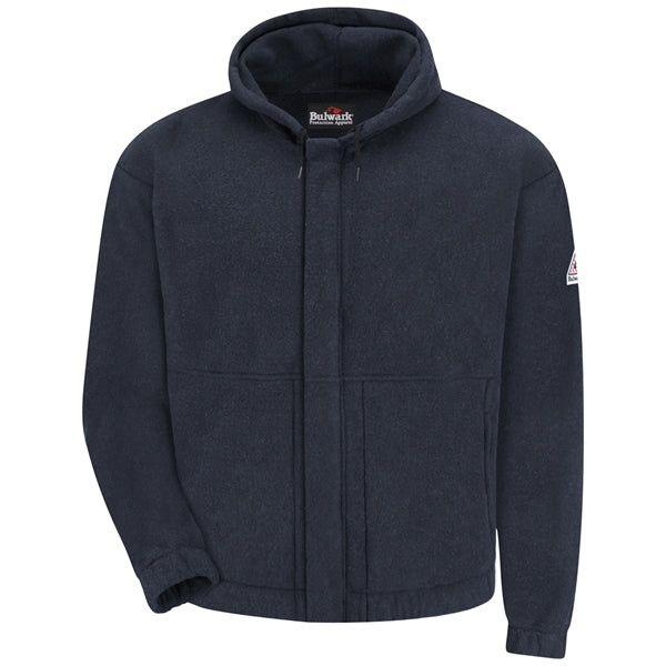 Bulwark® Men's FR Zip-Front Hooded Fleece Sweatshirt