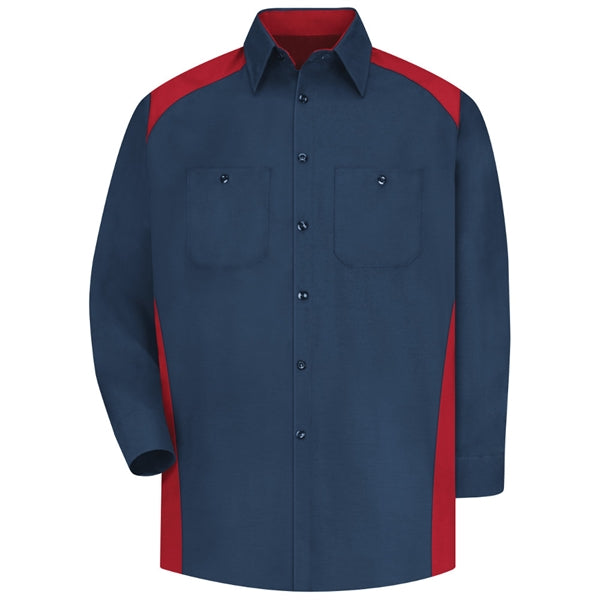 Red Kap® Men's Long Sleeve Motorsports Shirt