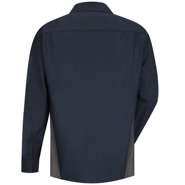 Red Kap® Men's Long Sleeve Diamond Plate Shirt