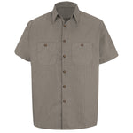 Red Kap® Short Sleeve Microcheck Uniform Shirt (Regular)