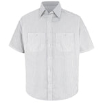Red Kap® Short Sleeve Striped Dress Uniform Shirt (Long)