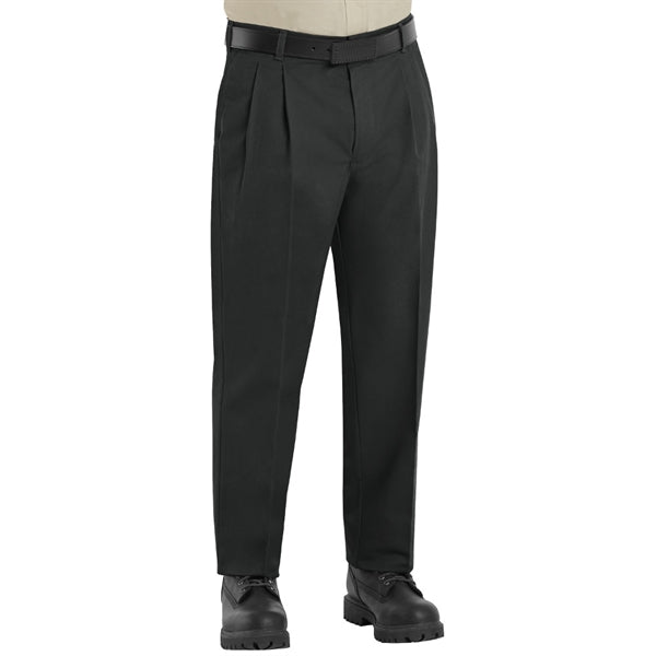 Red Kap Men's Pleated Twill Pant (Hemmed)
