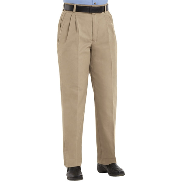 Red Kap Women's Pleated Twill Slacks (Unhemmed)