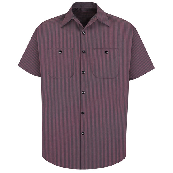 Red Kap Durastripe Short Sleeve Work Shirt