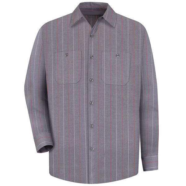 Red Kap® Men's Industrial Stripe Work Shirt