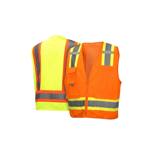 Pyramex Class 2 Two-Tone Surveyor Safety Vest
