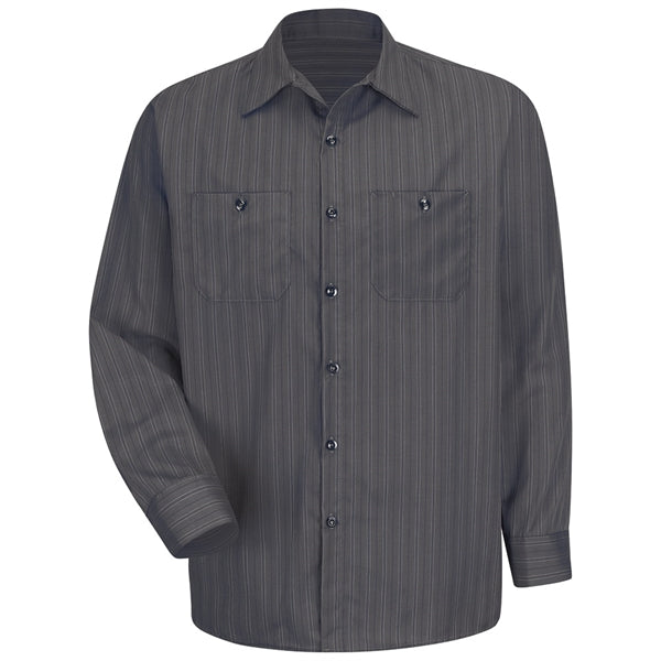 Red Kap® Men's Industrial Stripe Work Shirt (Long)