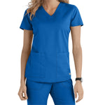 Barco Grey's Anatomy Women's 2-Pocket V-neck Scrub Top