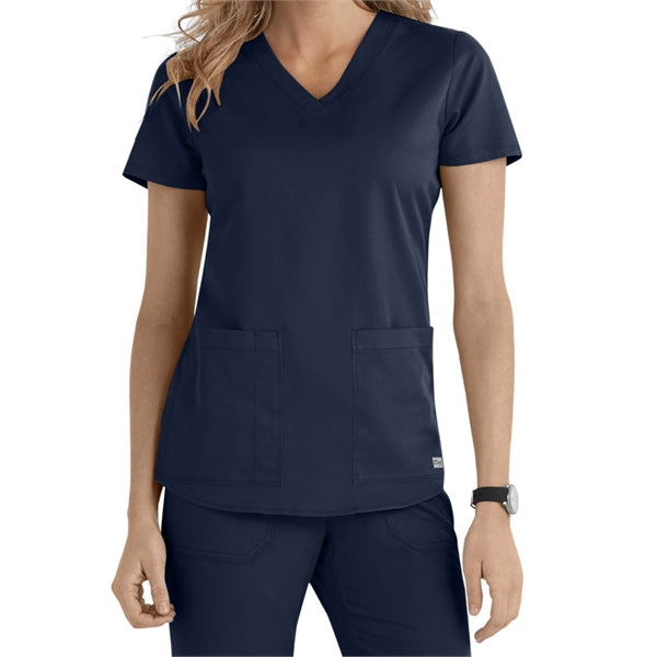 Barco Grey's Anatomy Women's 2-Pocket V-neck Scrub Top