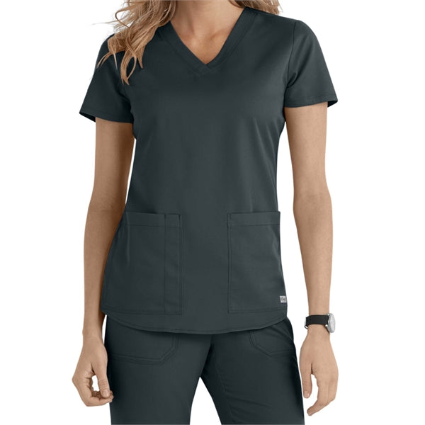 Barco Grey's Anatomy Women's 2-Pocket V-neck Scrub Top