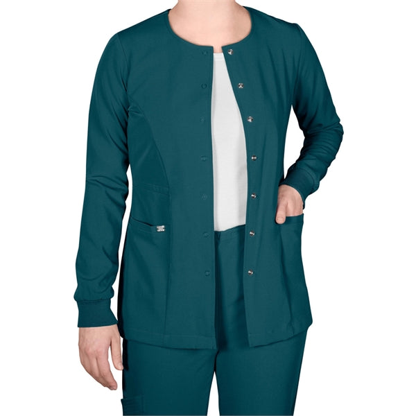 Barco Grey's Anatomy Women's 2-Pocket Snap-Front Jacket