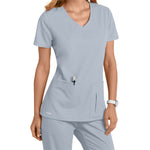 Barco Grey's Anatomy Women's Side Panel V-Neck Scrub Top