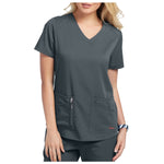 Barco Grey's Anatomy Women's V-Neck 4 Pocket Scrubs Top