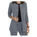 Barco Grey's Anatomy Women's 4-Pocket Snap Scrub Jacket