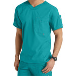 Barco Grey's Anatomy Men's 3-Pocket Preston V-Neck Scrub Top