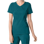 Cherokee Women's Infinity Mock Wrap Scrub Top