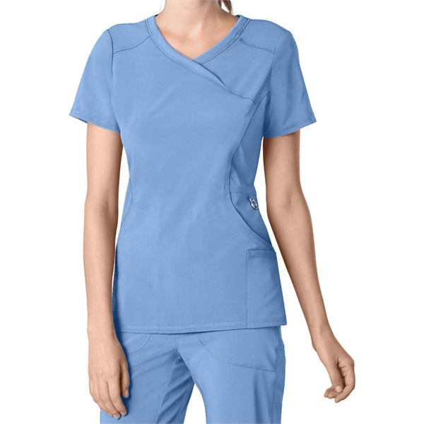 Cherokee Women's Infinity Mock Wrap Scrub Top