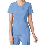 Cherokee Women's Infinity Mock Wrap Scrub Top