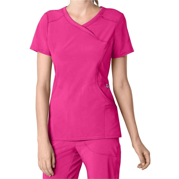 Cherokee Women's Infinity Mock Wrap Scrub Top