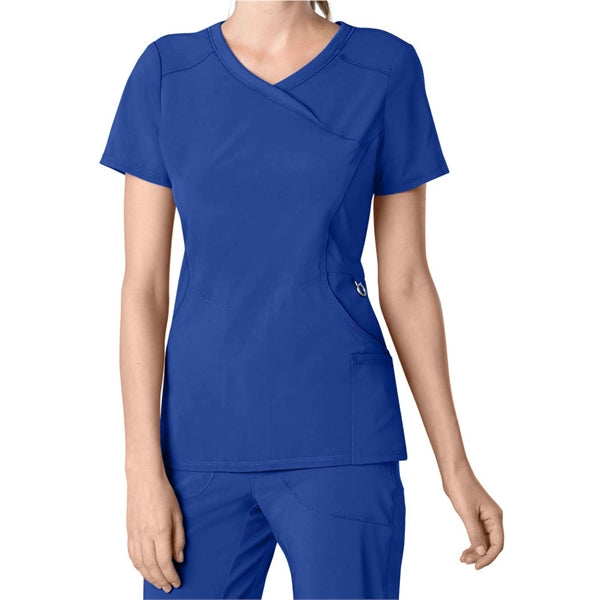Cherokee Women's Infinity Mock Wrap Scrub Top