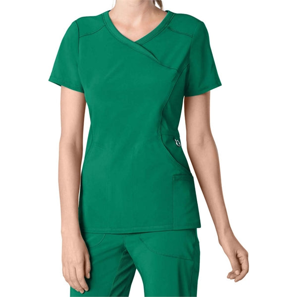 Cherokee Women's Infinity Mock Wrap Scrub Top