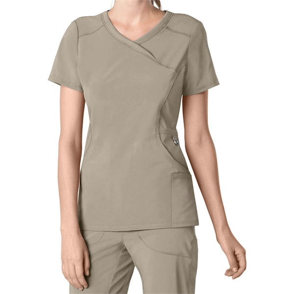 Cherokee Women's Infinity Mock Wrap Scrub Top