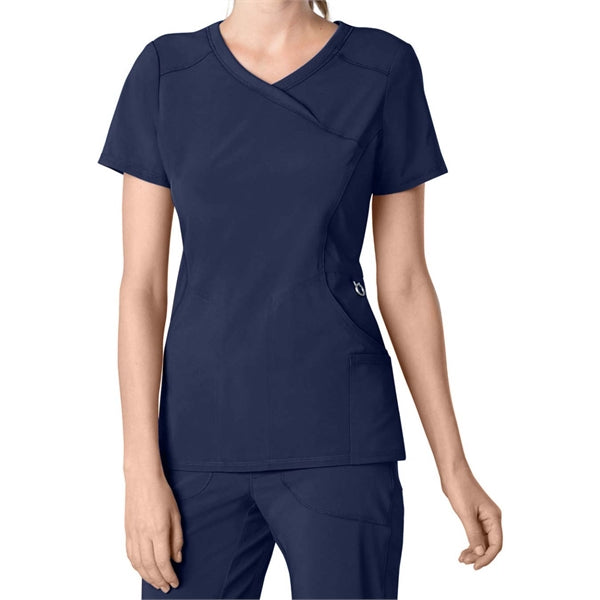 Cherokee Women's Infinity Mock Wrap Scrub Top