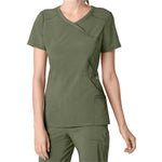 Cherokee Women's Infinity Mock Wrap Scrub Top