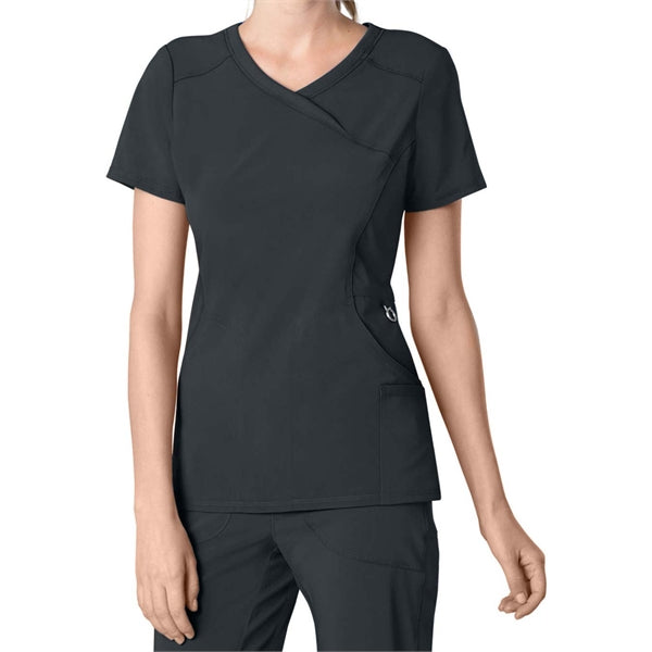 Cherokee Women's Infinity Mock Wrap Scrub Top