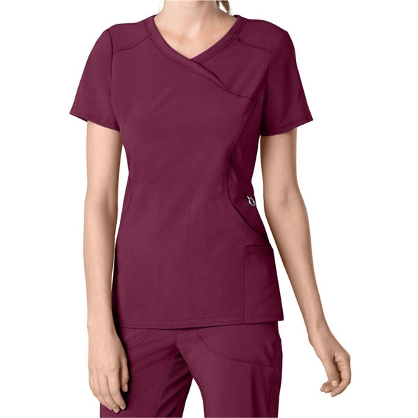 Cherokee Women's Infinity Mock Wrap Scrub Top