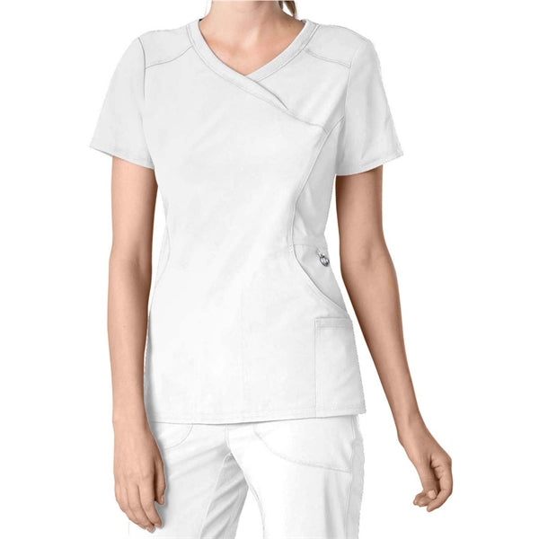 Cherokee Women's Infinity Mock Wrap Scrub Top