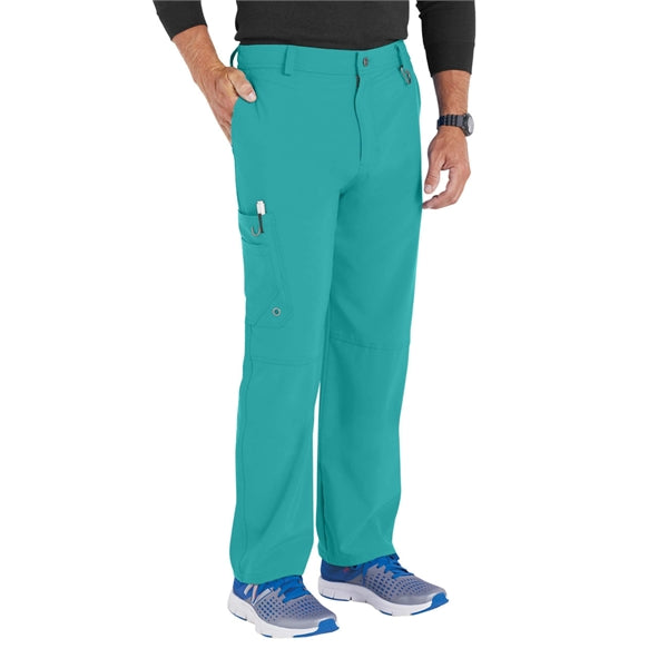 Cherokee Men's Infinity Button Front Scrub Pant