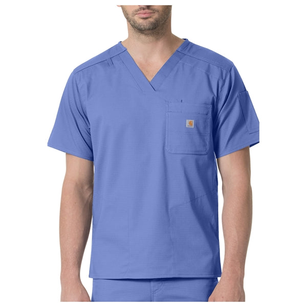 Carhartt Men's Ripstop Rugged Flex 6 Pocket Scrub Top