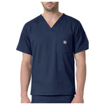 Carhartt Men's Ripstop Rugged Flex 6 Pocket Scrub Top