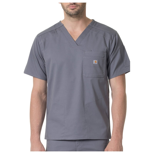 Carhartt Men's Ripstop Rugged Flex 6 Pocket Scrub Top