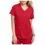 Barco Grey's Anatomy Women's V-Neck 4 Pocket Scrubs Top