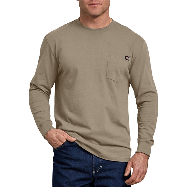 Dickies Men's Long Sleeve Heavyweight Crew Neck T-Shirt