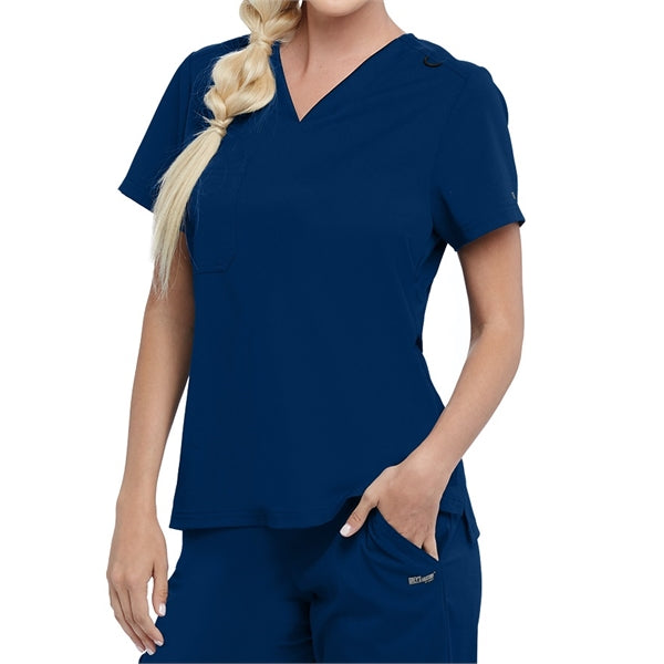 Barco Grey's Anatomy Women's Bree V-Neck Tuck-In Scrub Top