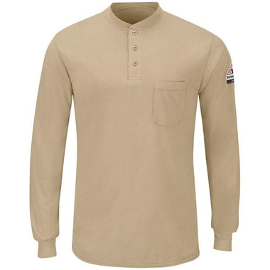 Bulwark® Men's FR Long Sleeve Lightweight Henley Shirt