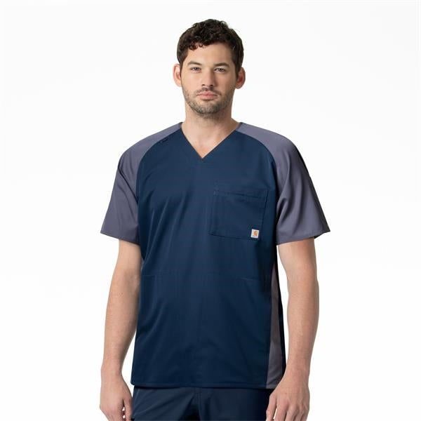 Carhartt Men's Two Tone Raglan Sleeve Scrub Top