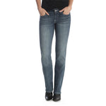 Wrangler Women's Mid-Rise Essential Straight Leg Jean